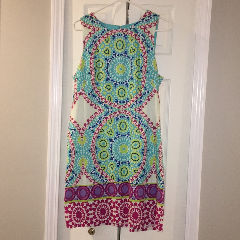 Summer colorful print cotton dress!